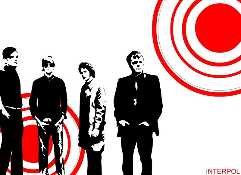 Interpol band illustration
