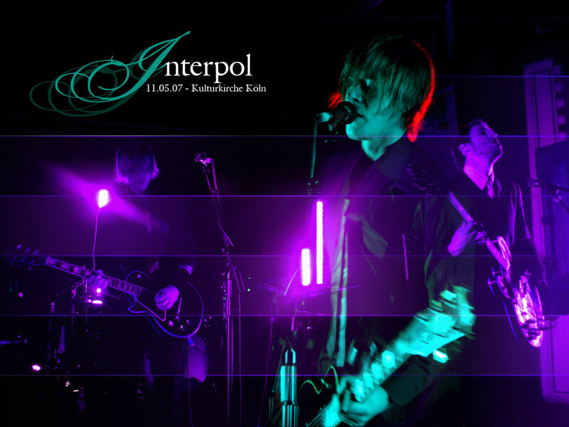 Interpol concert in Cologne
