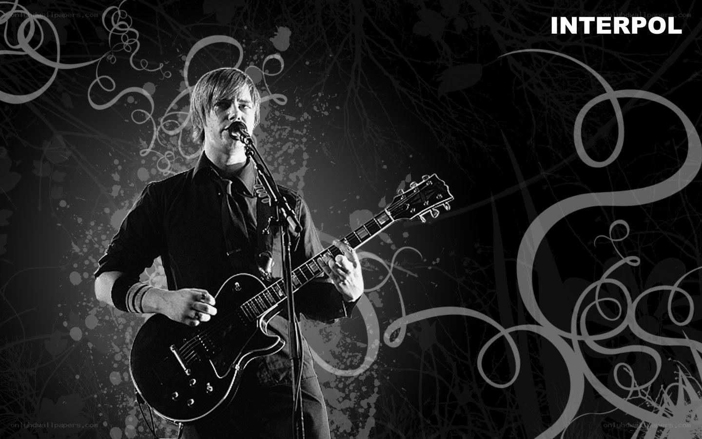 Interpol musician performing