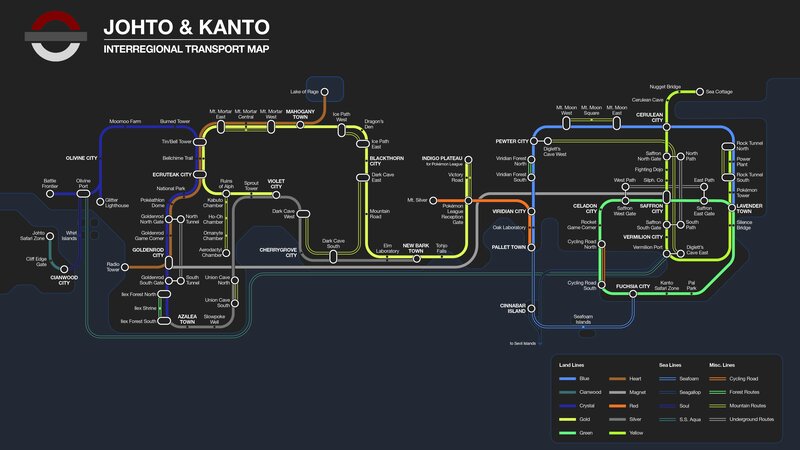 Interregional Transport Map