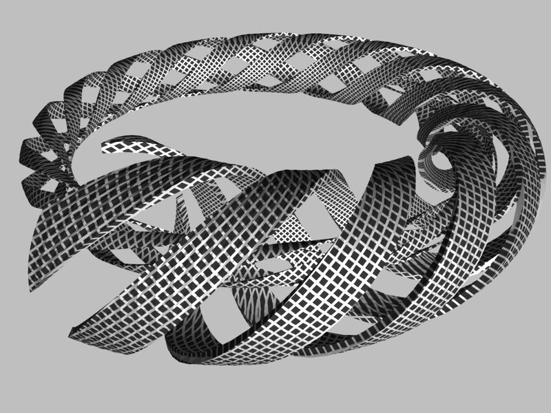interwoven geometric pattern