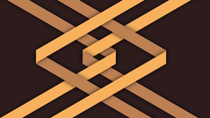 Interwoven Geometric Shapes