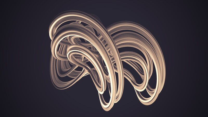 Interwoven Metallic Rings