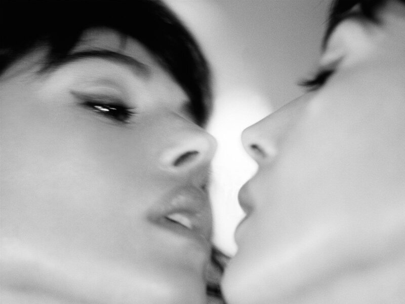 intimate face-to-face portrait
