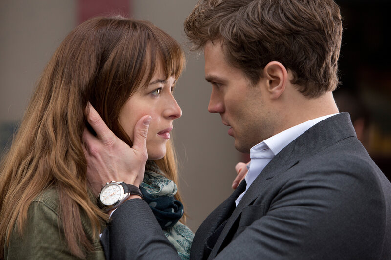 intimate moment between couple