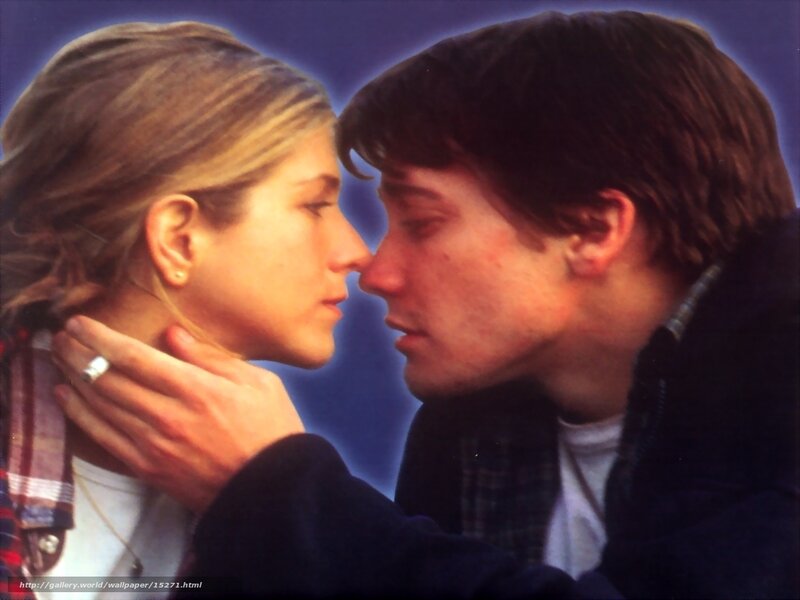intimate moment between two people