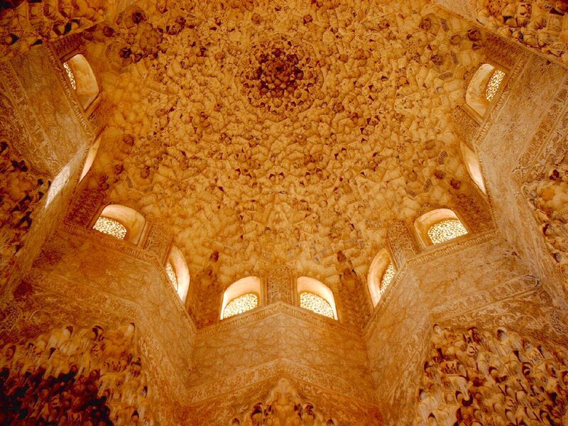 Intricate Ceiling Vault — Gold