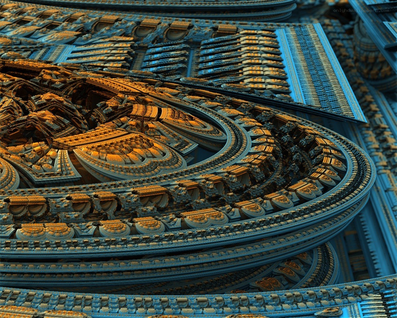 intricate fractal architecture