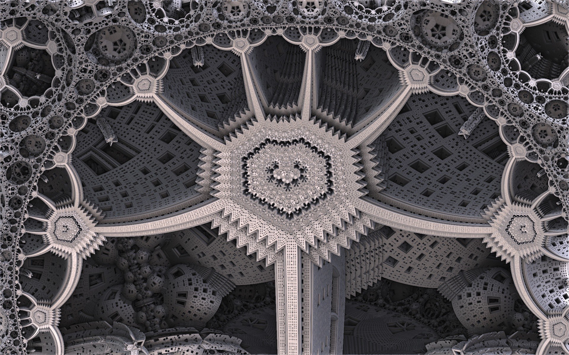 intricate fractal architecture