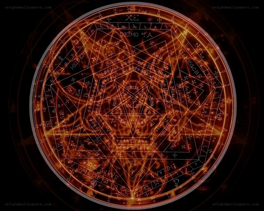 Intricate magical sigil diagram