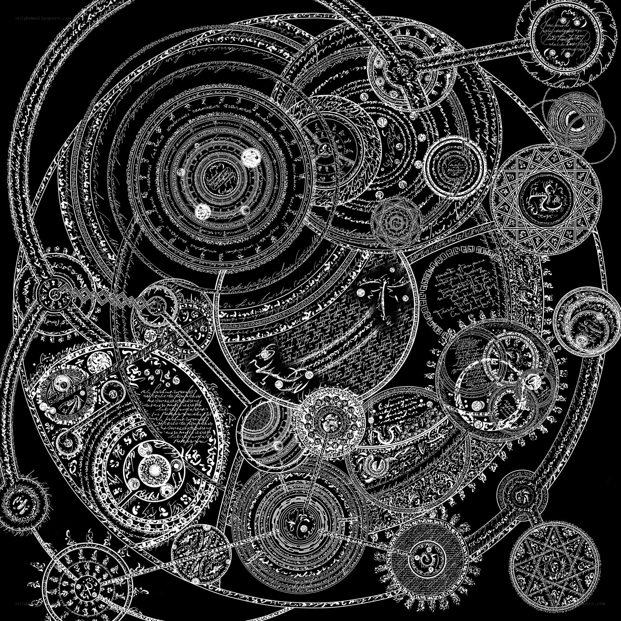 intricate mechanical diagram