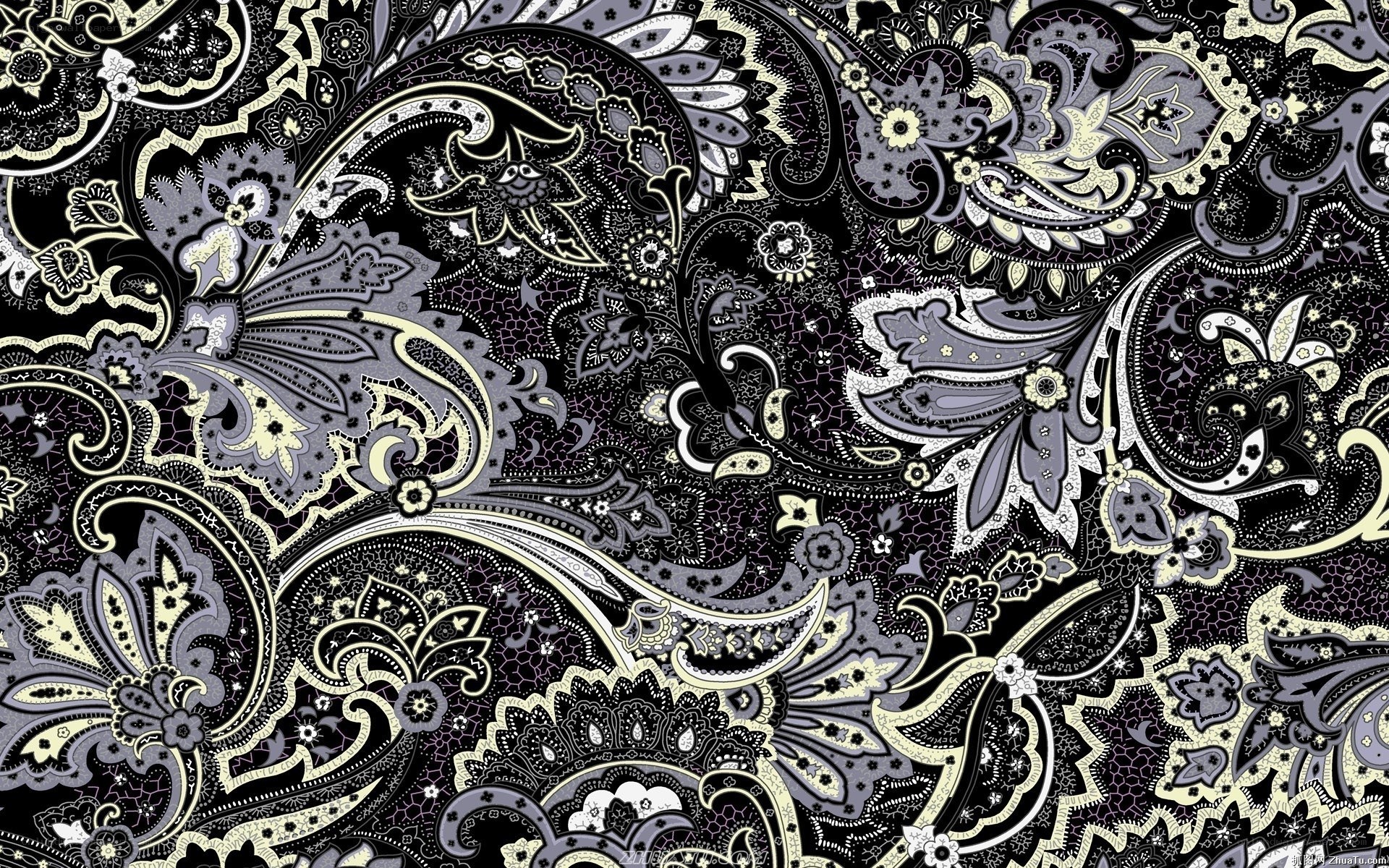 intricate paisley pattern design