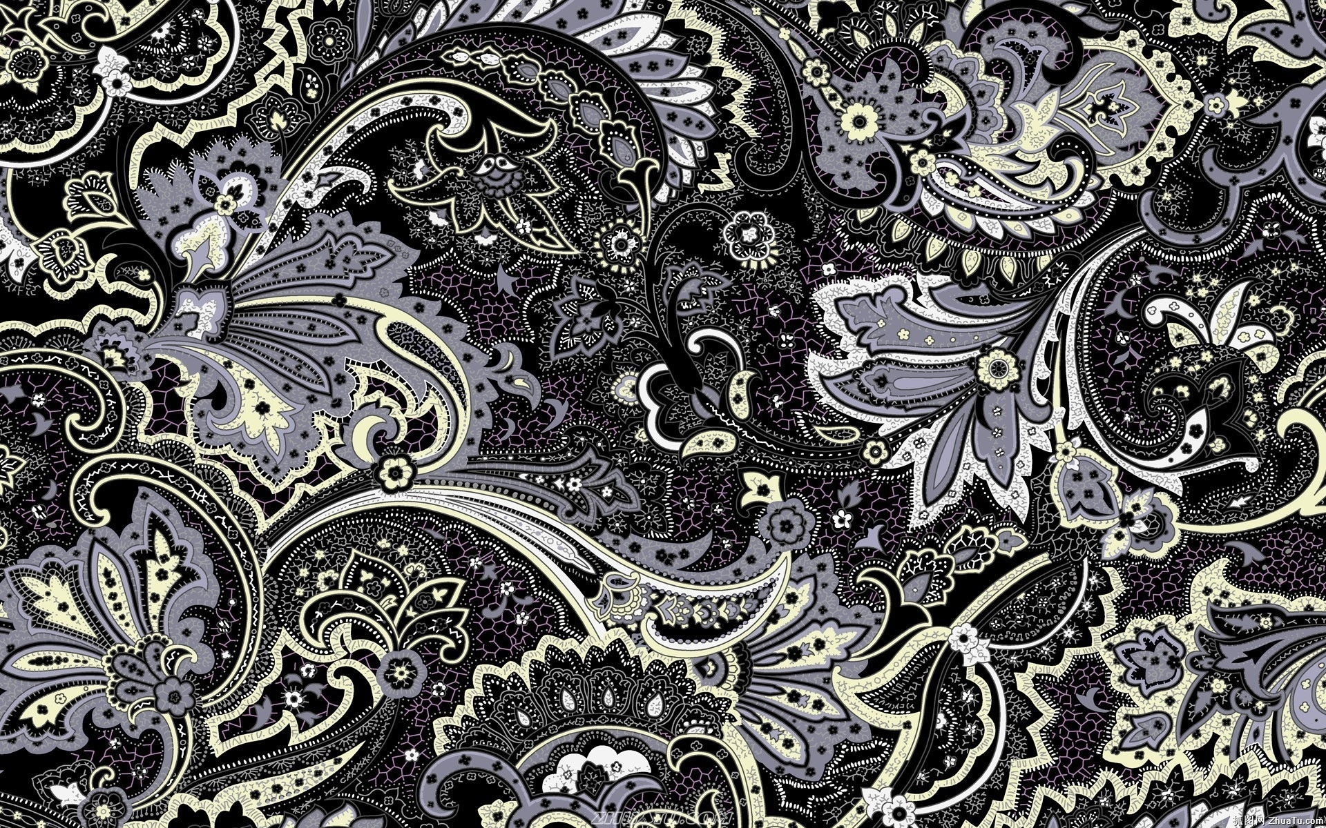 intricate paisley pattern design