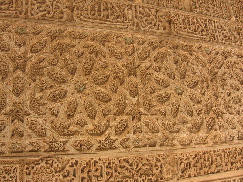 intricate stone carvings