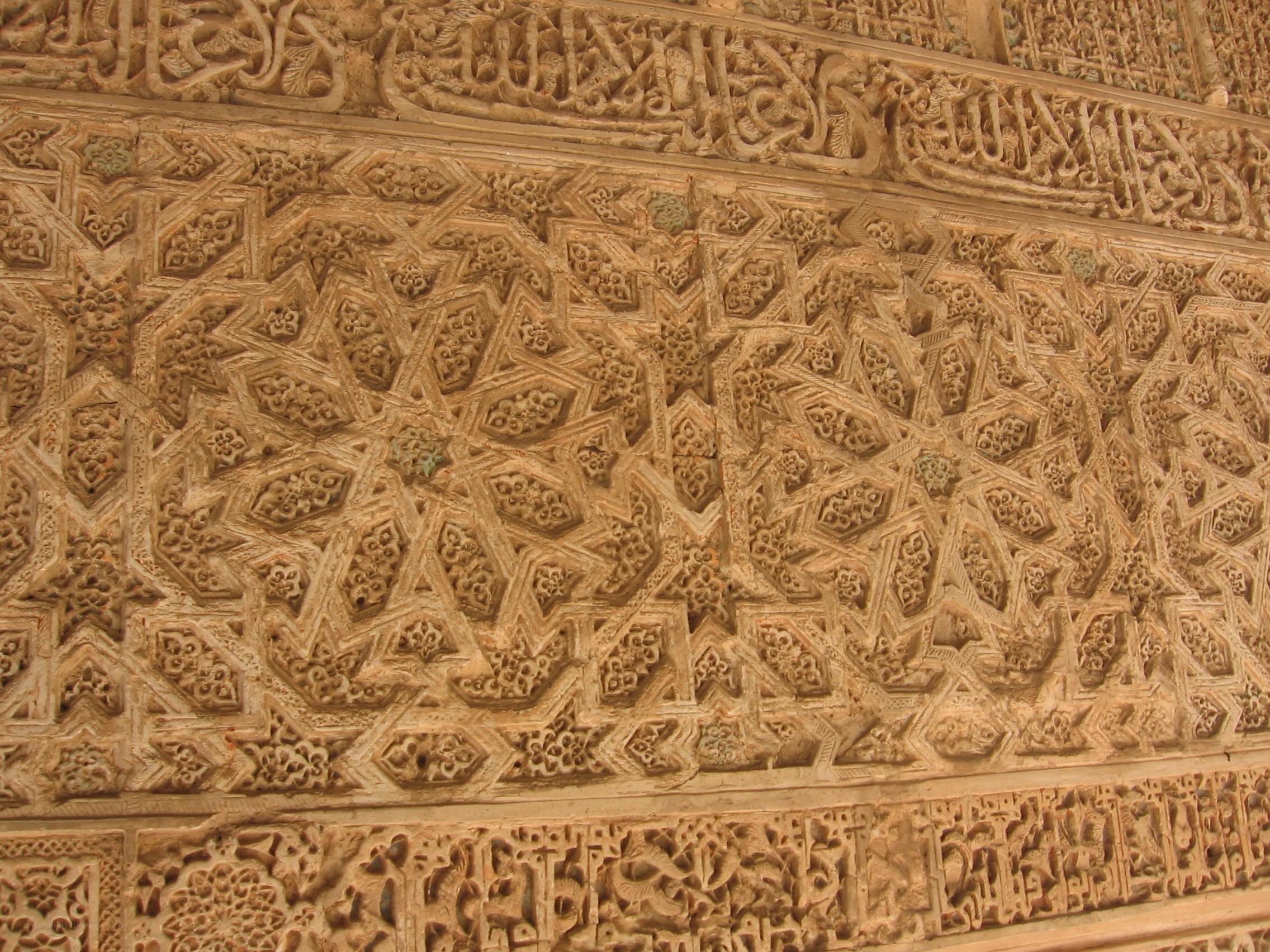 intricate stone carvings