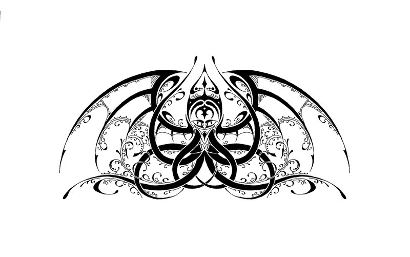 intricate tribal design