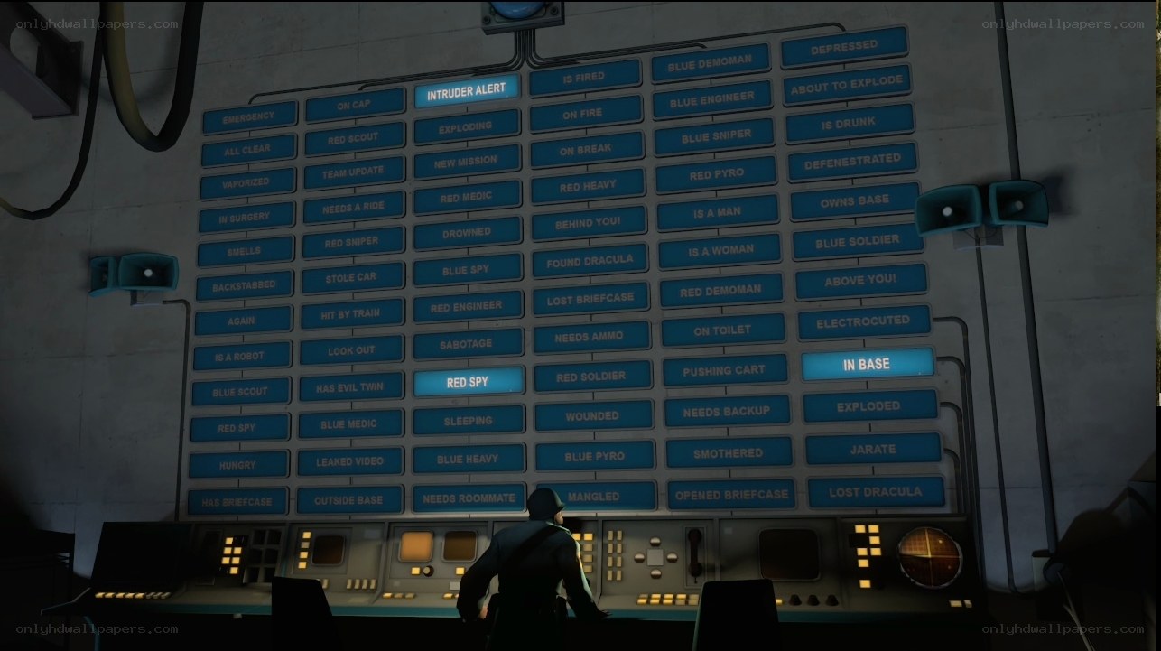 Intruder alert in control room