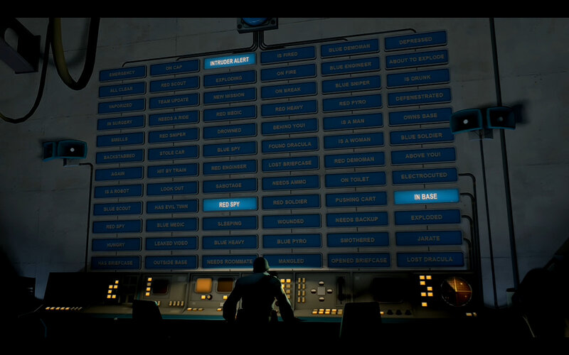 Intruder alert on control panel