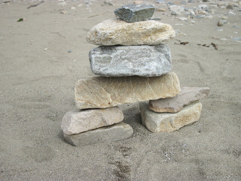 Inukshuk on Beach