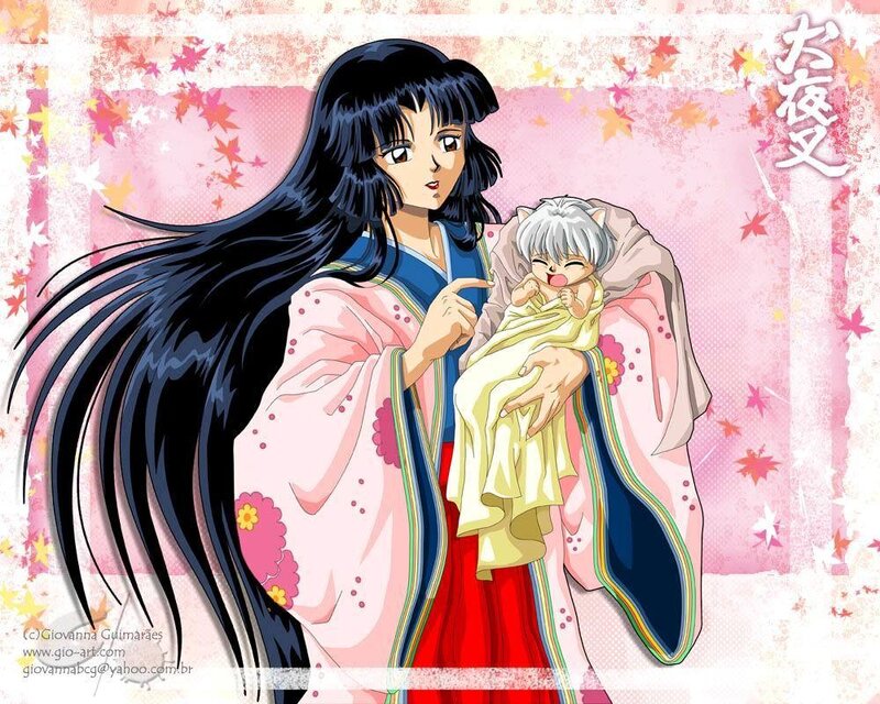 Inuyasha and baby Shippo