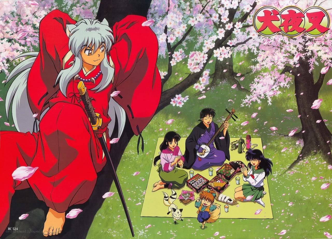 Inuyasha and friends picnic