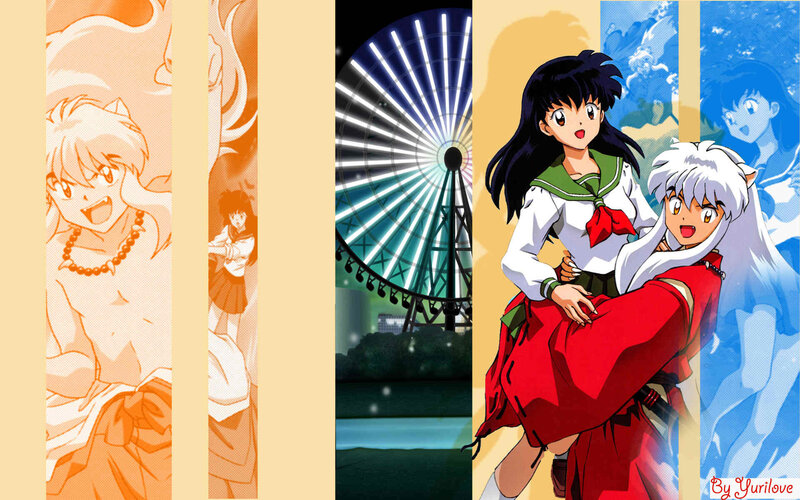 Inuyasha and Kagome collage