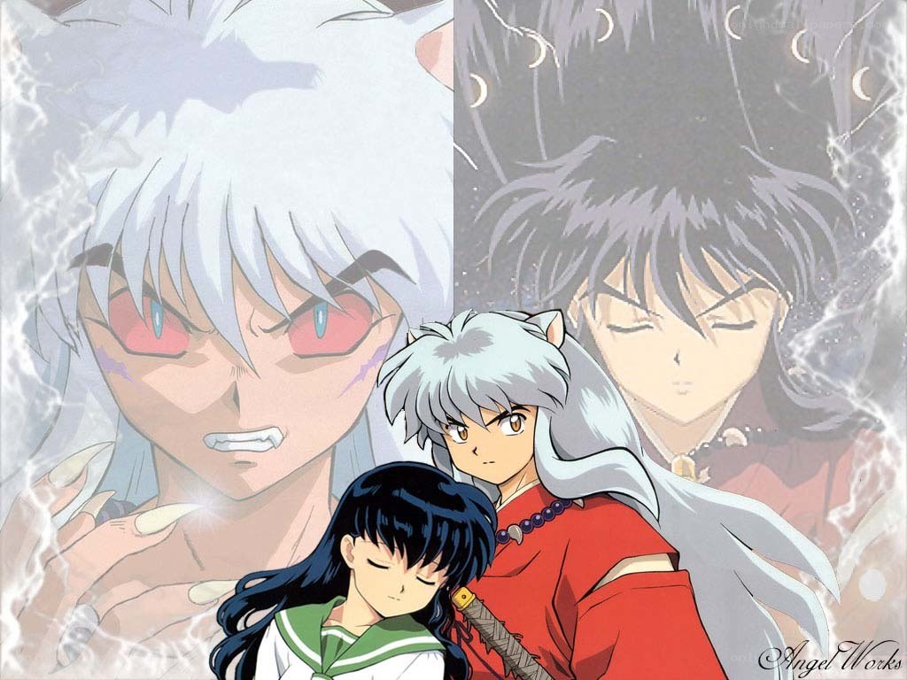 Inuyasha and Kagome collage