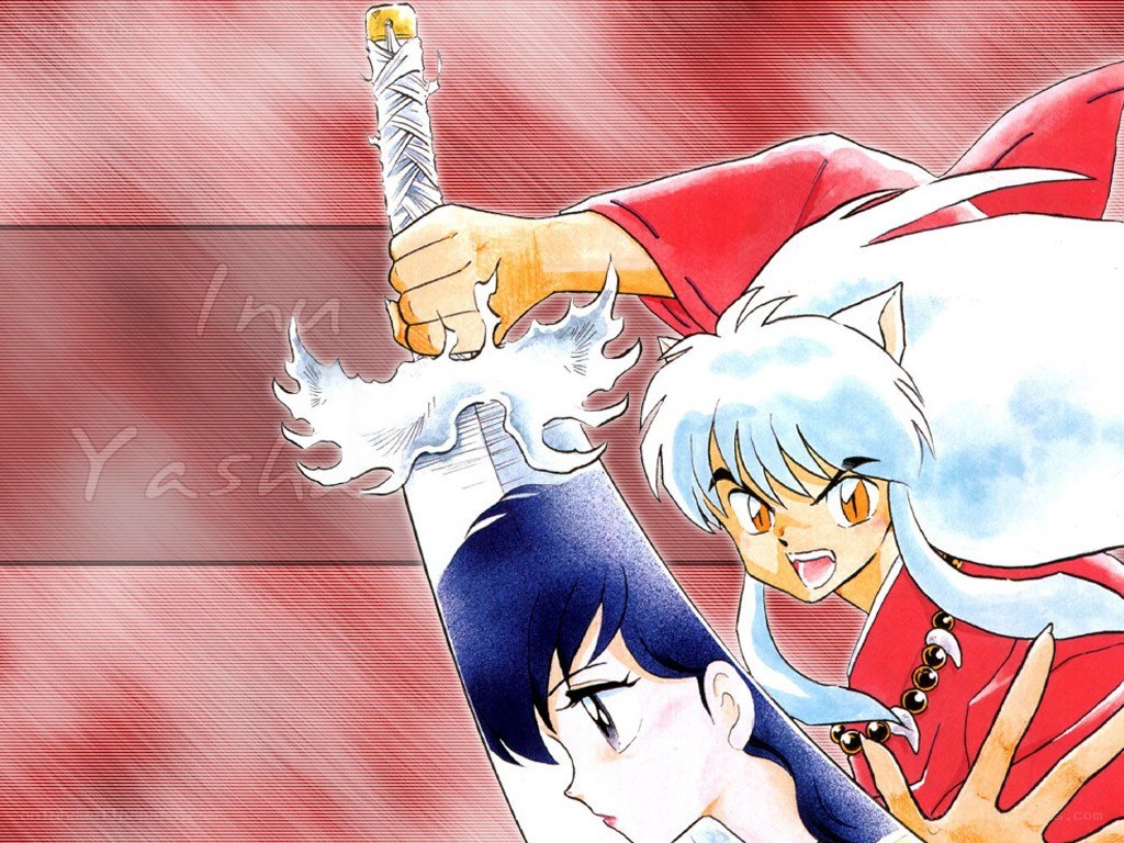 Inuyasha and Kagome in action