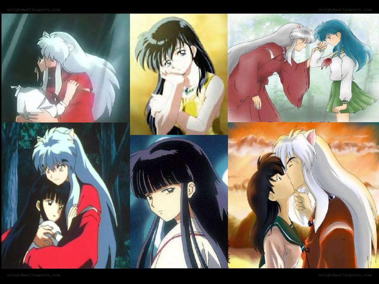 Inuyasha and Kagome moments