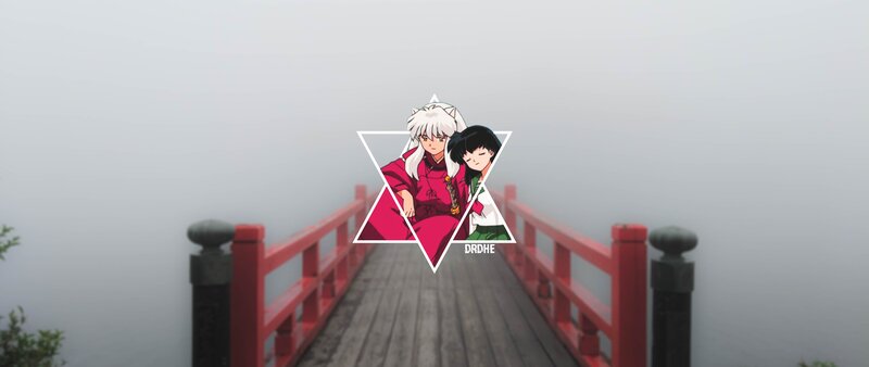 Inuyasha and Kagome — Red, Serene
