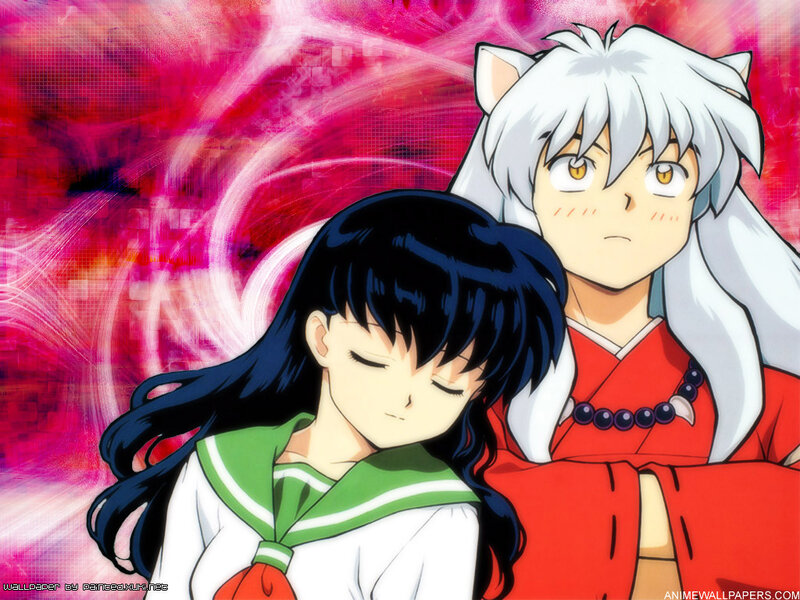 Inuyasha and Kagome resting