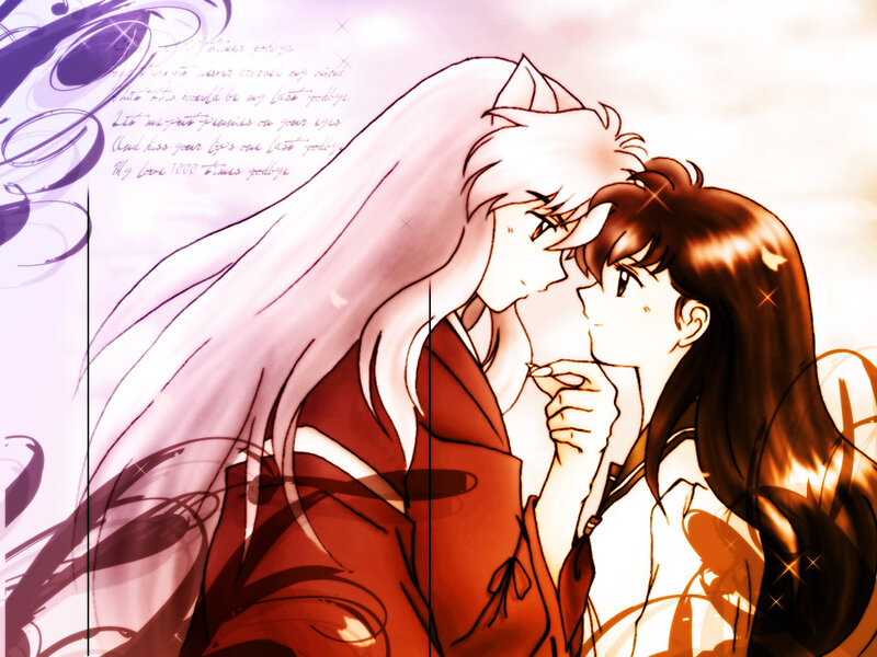 InuYasha and Kagome — White, Romantic