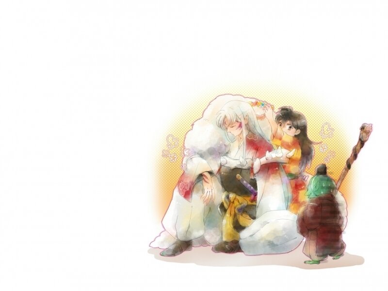 InuYasha and Kagome — White