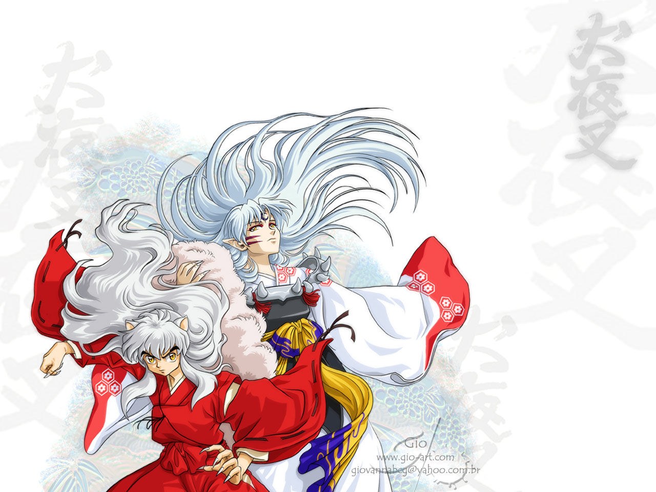 Inuyasha and Sesshomaru artwork
