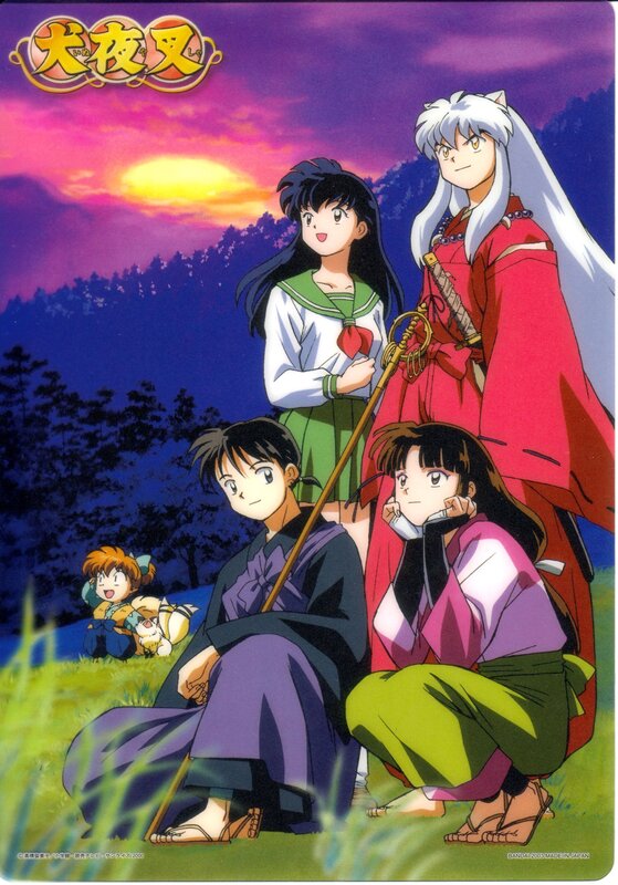 Inuyasha anime group scene