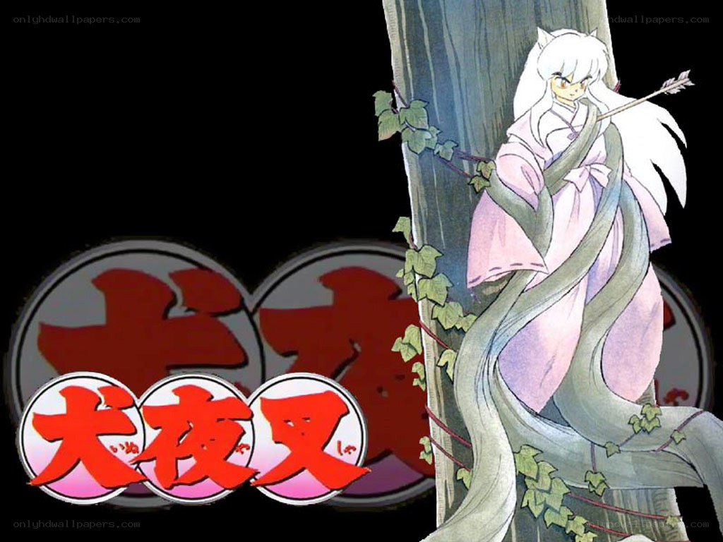 Inuyasha anime logo and character