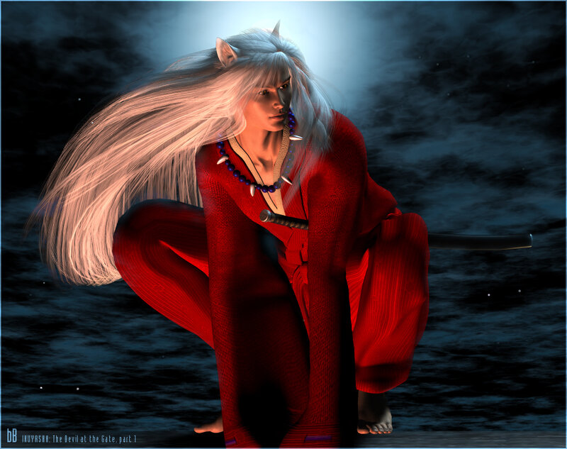 Inuyasha at the gate