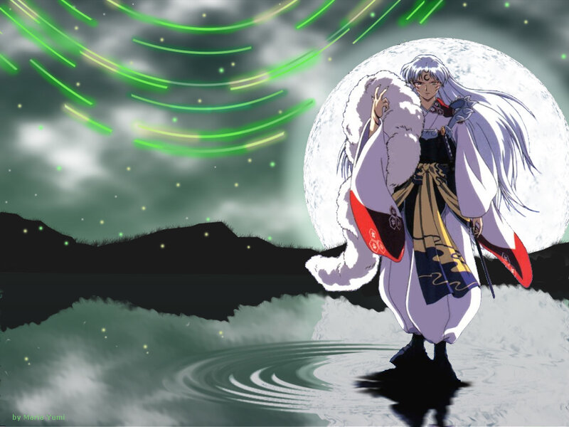Inuyasha by moonlight