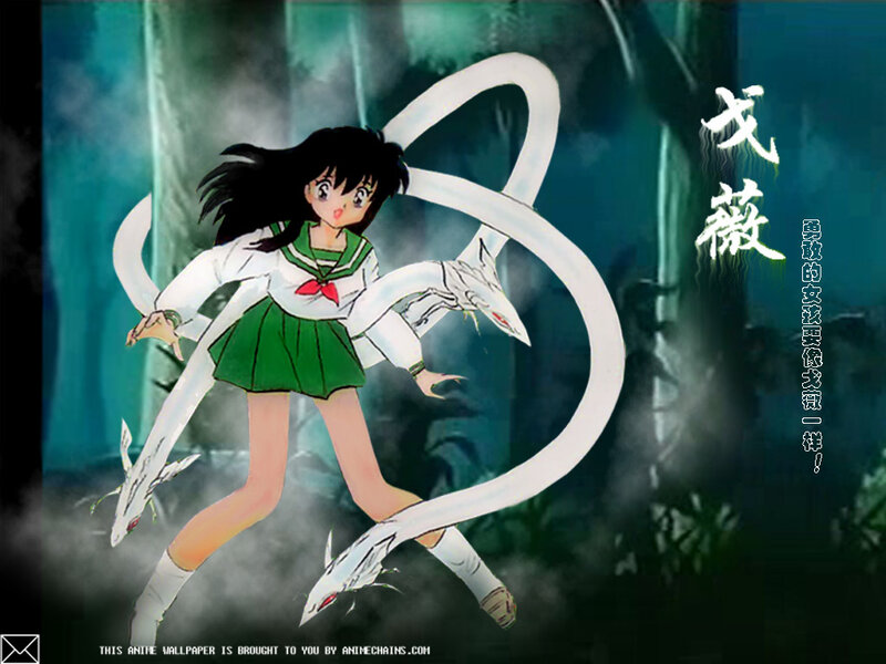 Inuyasha character in action
