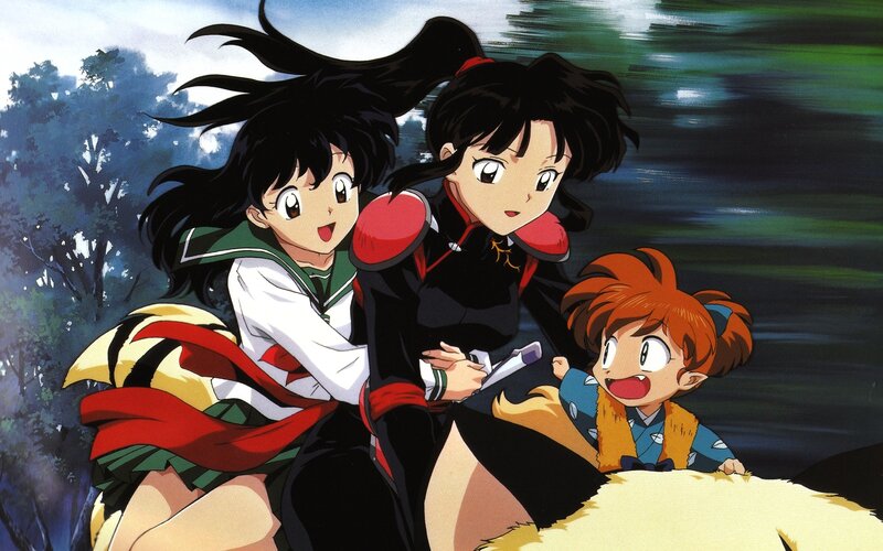 Inuyasha characters in action