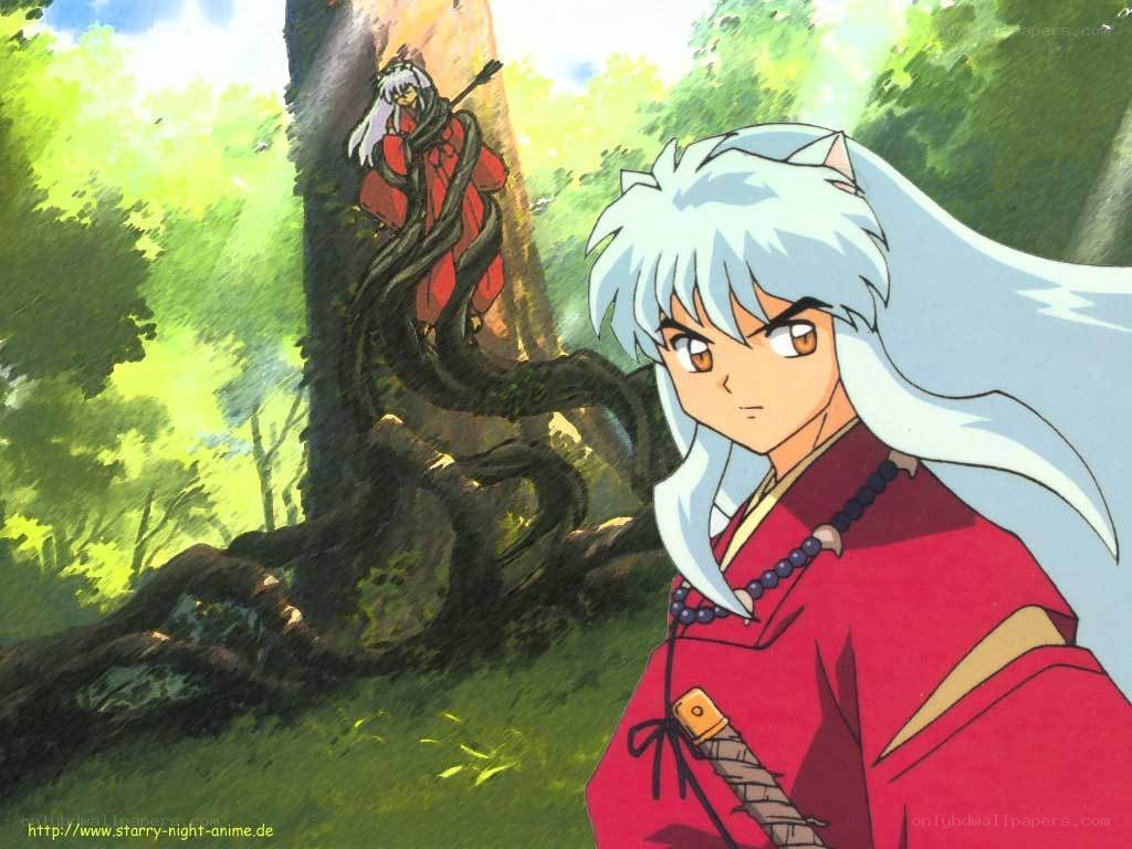Inuyasha in the forest