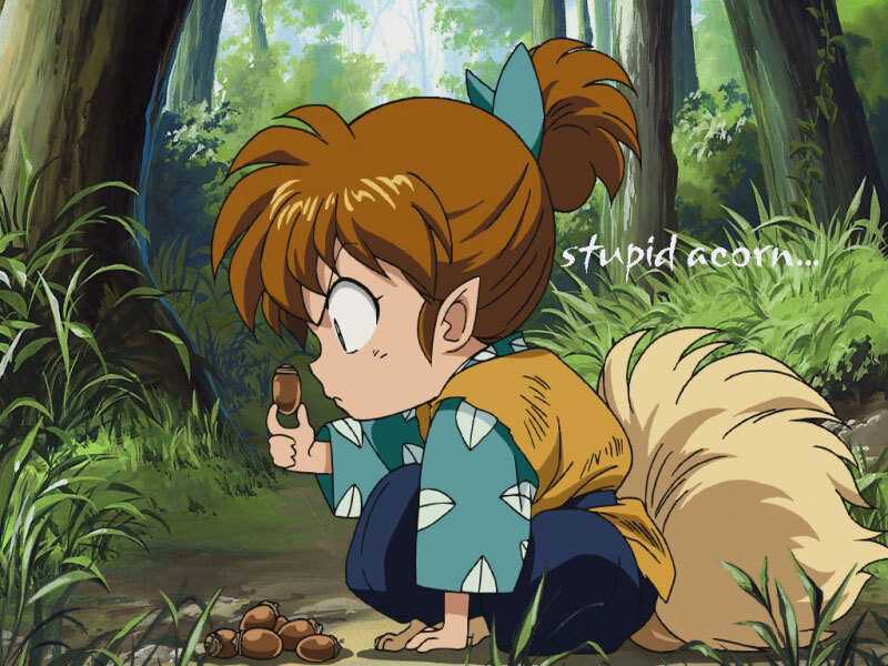 Inuyasha in the forest