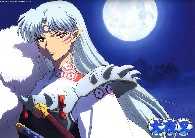 Inuyasha under the moon