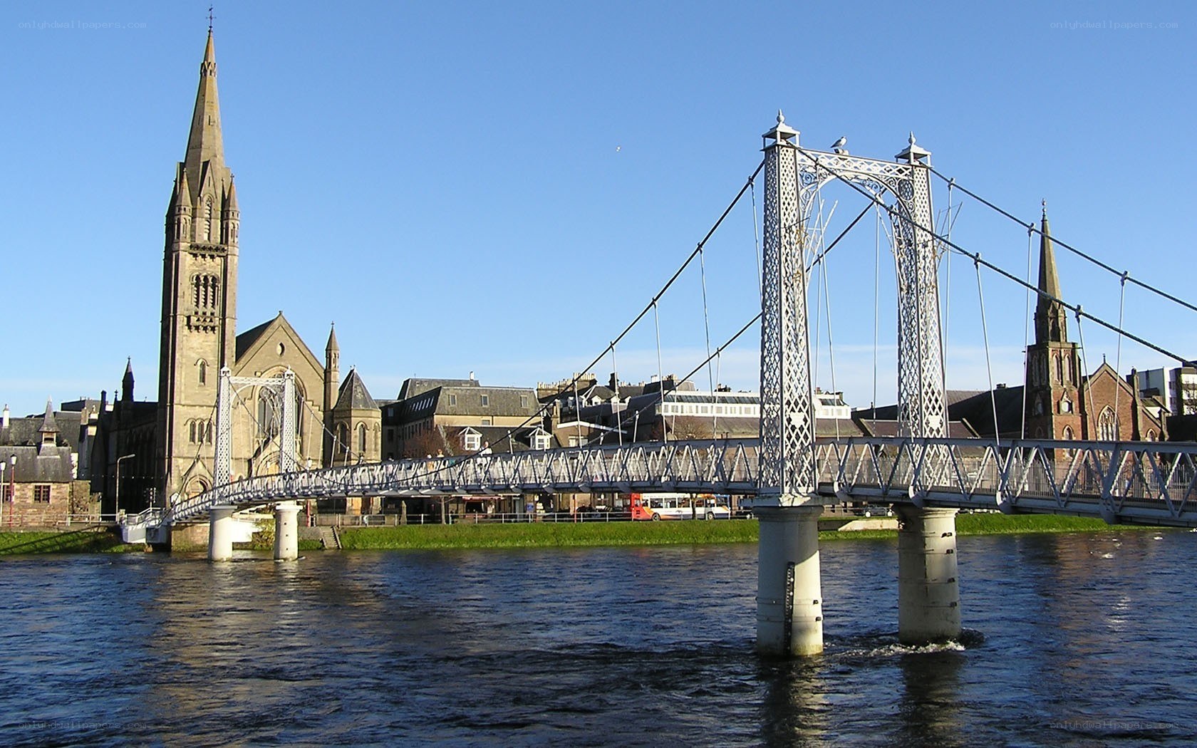 Inverness Bridge and Cathedral