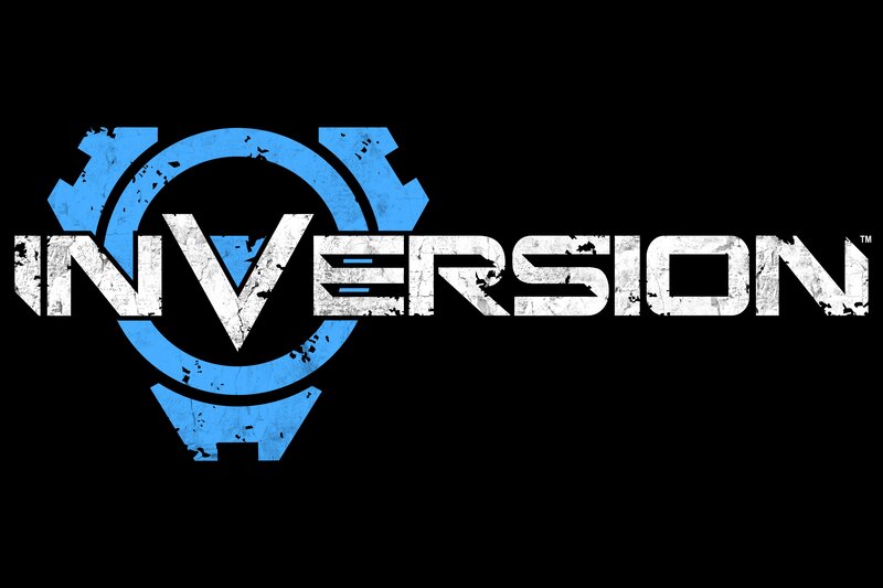 Inversion logo with gear design