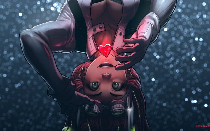 Inverted Character with Heart