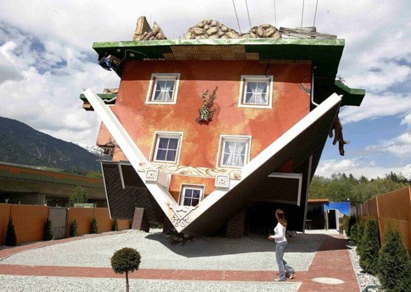 Inverted House Building