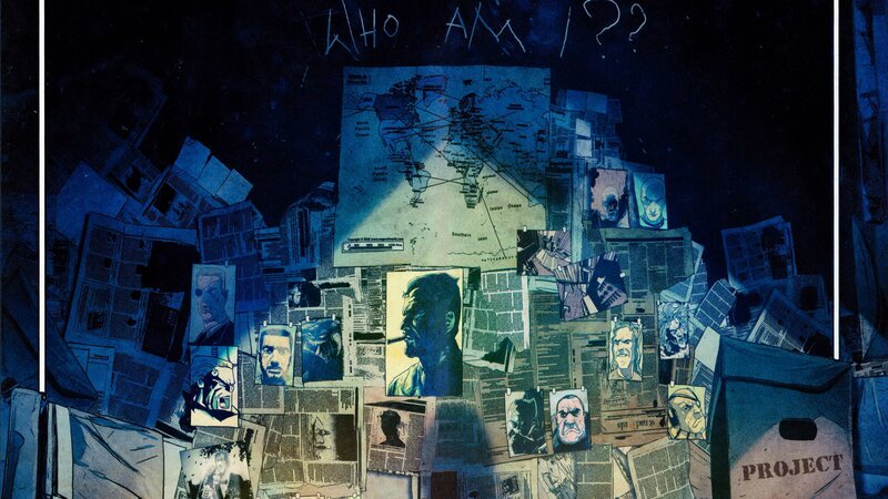 investigation board with map and photos
