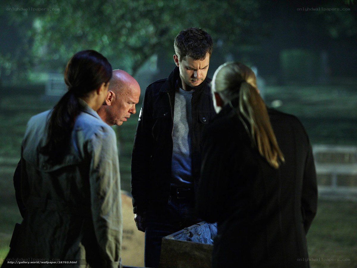 investigators at night scene