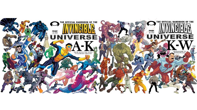 Invincible Universe Handbook Covers